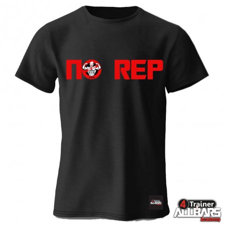 T-shirt NO REP - Version Rouge - 4TRAINER x ALLBARS