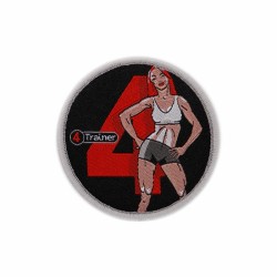 Patch Ecusson Pin Up Athlete by GANO pour sac à dos militaire