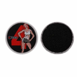 Patch Ecusson Pin Up Athlete by GANO pour sac à dos militaire