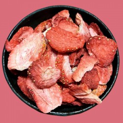 FRAISE CRUNCHY FRUIT BIO - 100% fraises biologiques lyophilisées