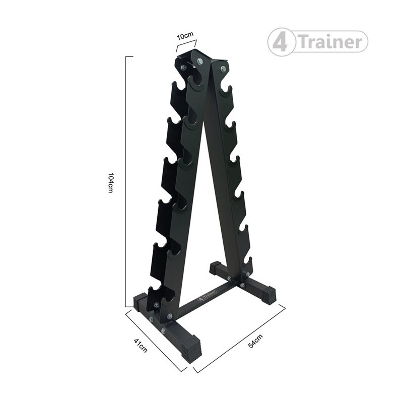 Support De Rangement Pour Haltères ProFitness – Noir, Pour Usage Domestique – Occasion