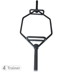 HEX BARRE - Trap Bar Full Black 140cm - 4TRAINER