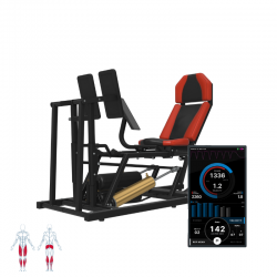 Machine de Musculation Quadriceps à Résistance Pneumatique