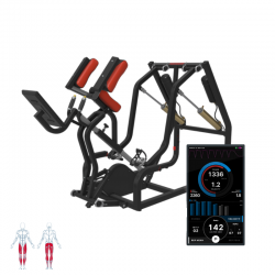 Machine de Musculation Quadriceps à Résistance Pneumatique