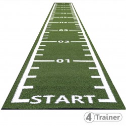 PISTE EN GAZON - 15 x 1 m - CURLED – Poils Courts