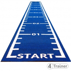 PISTE EN GAZON - 15 x 1 m - CURLED – Poils Courts