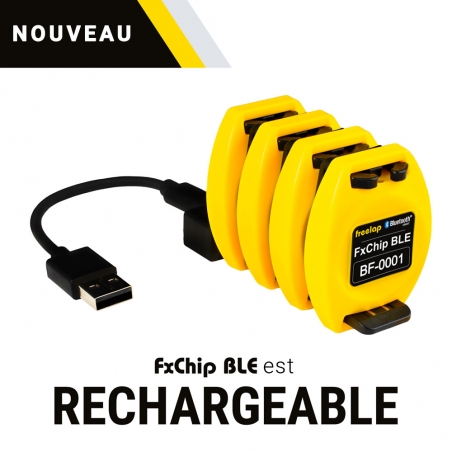 Chargeur - TXCHIPBLE - FREELAP® - Athlétisme : Transpondeur Bluetooth®