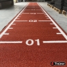 PISTE EN GAZON - Largeur 1 m - Poils Courts - Rouge