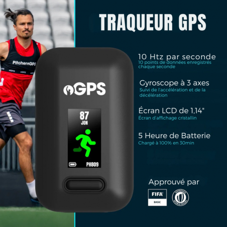 GPS PITCHERO - Pack Joueur Solo - 1 an d'abonnement offert