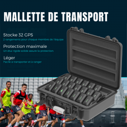 Pack GPS ÉQUIPE PITCHERO - 1 an d'abonnement offert + Valise de chargement