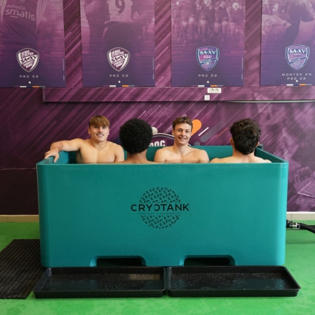 CRYOTANK - Bain Froid & Chaud - Large (6 Athlètes Max.) - Thermorégulateur Inclus
