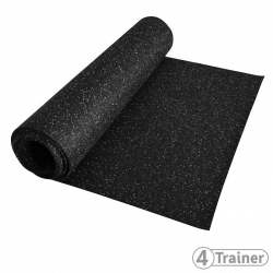ROULEAU DE SOL - 10m x 1,25m - Épaisseur 4mm - Noir - Avec Pigments EPDM