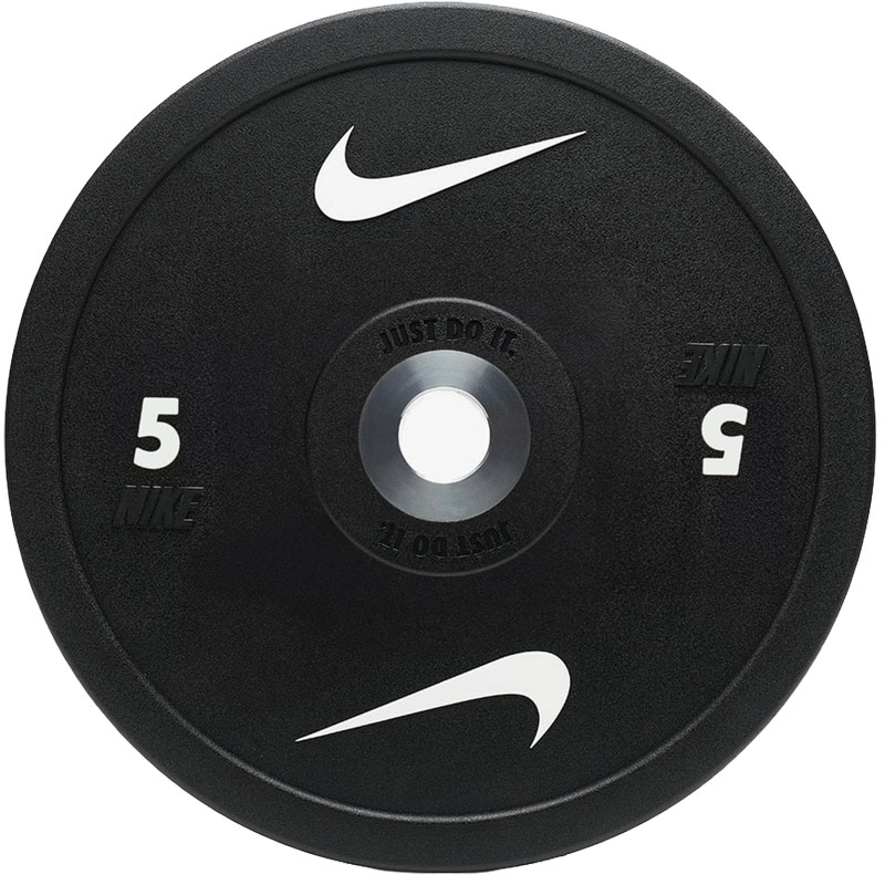 DISQUE BUMPER HALTÉRO - Uréthane - 5KG - NOIR - NIKE STRENGTH DISQUE BUMPER HALTÉRO - Uréthane - 5KG - NOIR - NIKE STRENGTH