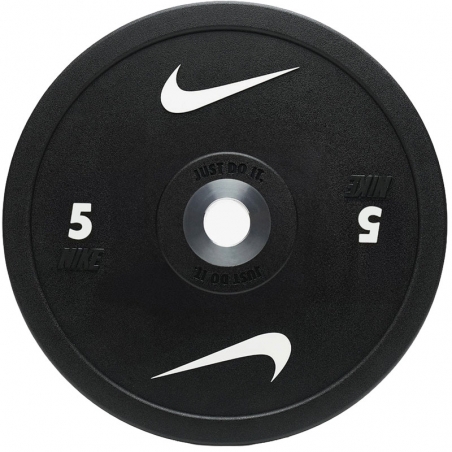 DISQUE BUMPER HALTÉRO - Uréthane - 5KG - NOIR - NIKE STRENGTH
