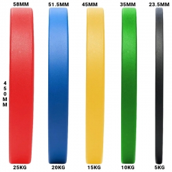 DISQUE BUMPER HALTÉRO - Uréthane - 5KG - NOIR - NIKE STRENGTH