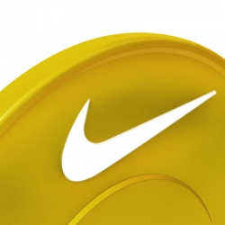 DISQUE BUMPER HALTÉRO - Uréthane - 15KG - JAUNE - NIKE STRENGTH