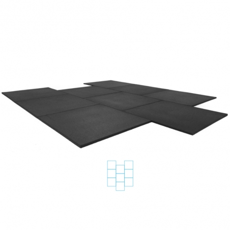DALLES TRAINING - Lot de 4 ou 10 - 10mm - 4Trainer