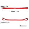 Mini bandes élastiques Powerband Extra Light - Rouge
