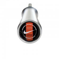 BARRE D'HALTÉROPHILIE - Nike 1972 Power Bar - 20KG - Black Chrome - NIKE STRENGTH