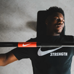 BARRE D'HALTÉROPHILIE - Nike 1972 Power Bar - 20KG - Black Chrome - NIKE STRENGTH