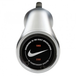BARRE D'HALTÉROPHILIE - Nike Curl Bar - 10KG - Black Chrome - NIKE STRENGTH