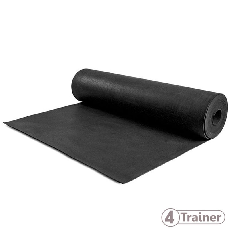 ROULEAU DE SOL - 10m x 1,25m - Épaisseur 4mm - Noir