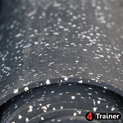 ROULEAU DE SOL - 10m x 1,25m - Épaisseur 4mm - Noir - Avec Pigments EPDM Noir