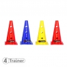 Balise 30 cm percées 12 trous - Lot de 4 ou de 8 - 4Trainer