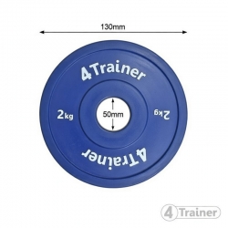 Mini Disque Olympique - Bumper - 2KG - 4TRAINER