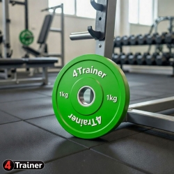 Mini Disque Olympique - Bumper - 1KG - 4TRAINER