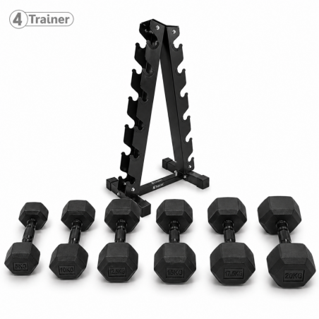 PACK HALTÈRES - 5 à 20KG avec Rack – Musculation & Performance