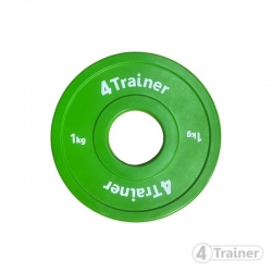 PACK BUMPER PLATES 160KG - Disques Olympiques 50mm - (1, 2x2, 5, 10, 15, 20, 25kg) + Clips Offerts - 4TRAINER