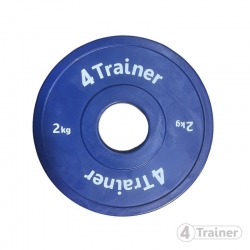 PACK BUMPER PLATES 160KG - Disques Olympiques 50mm - (1, 2x2, 5, 10, 15, 20, 25kg) + Clips Offerts - 4TRAINER
