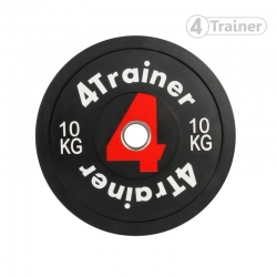 PACK BUMPER PLATES 160KG - Disques Olympiques 50mm - (1, 2x2, 5, 10, 15, 20, 25kg) + Clips Offerts - 4TRAINER