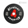 PACK BUMPER PLATES 160KG - Disques Olympiques 50mm - (1, 2x2, 5, 10, 15, 20, 25kg) + Clips Offerts - 4TRAINER