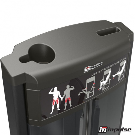 QUADRICEPS ISCHIOS - Machine à Charge Guidée - Professionnel - IMPULSE FITNESS