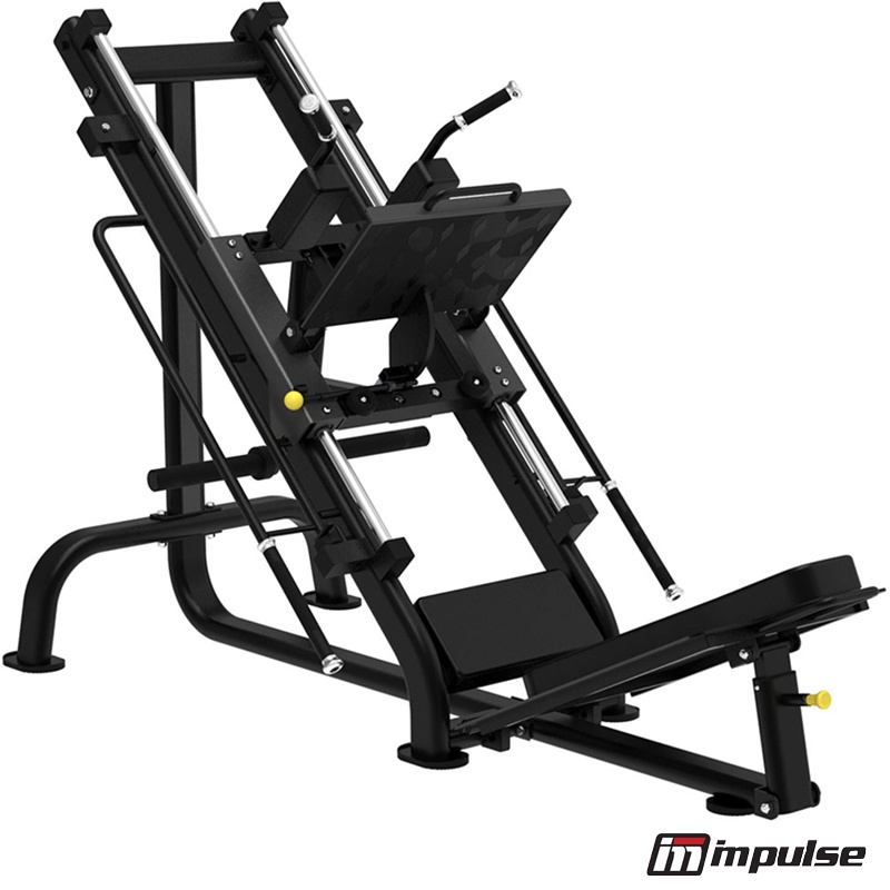 HACK SQUAT : Presse 45° - Banc de Musculation - Professionnel - IMPULSE FITNESS