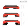STEP FITNESS - Réglable 3 Hauteurs - 4TRAINER