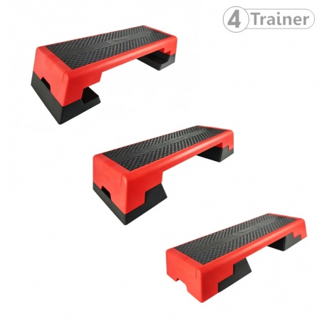 STEP FITNESS - Réglable 3 Hauteurs - 4TRAINER