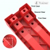 STEP FITNESS - Réglable 3 Hauteurs - 4TRAINER