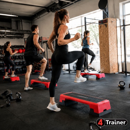 STEP FITNESS - Réglable 3 Hauteurs - 4TRAINER