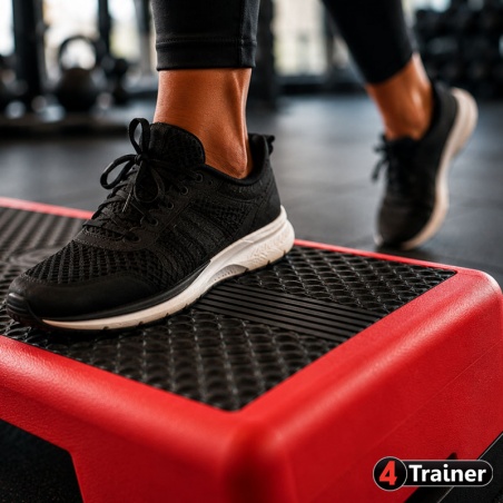 STEP FITNESS - Réglable 3 Hauteurs - 4TRAINER