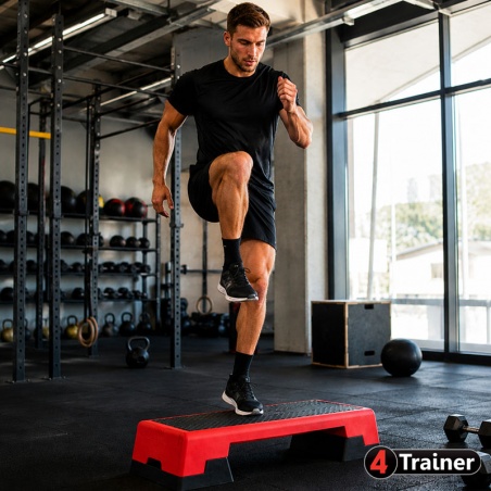 STEP FITNESS - Réglable 3 Hauteurs - 4TRAINER