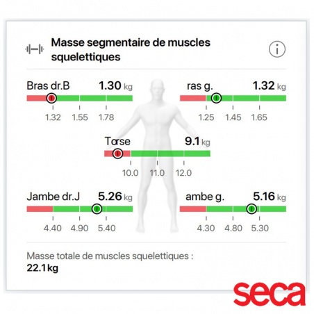 PÈSE PERSONNE PROFESSIONNEL - Analyseur de Composition Corporelle - SECA TRU Alpha
