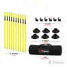KIT PLIOMÉTRIE AJUSTABLE  - 9 Jalons Démontables 180cm - 4TRAINER