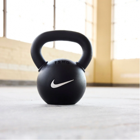 Nike Rubber Coated Kettlebell – Noir - NIKE STRENGTH | Kettlebell Revêtue Caoutchouc