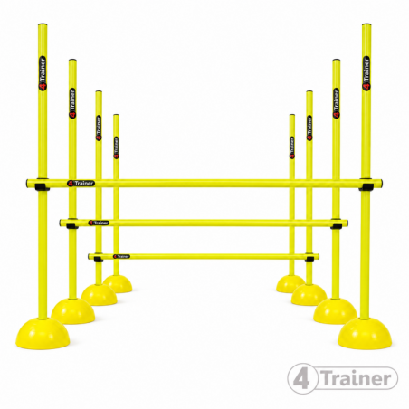 KIT PLIOMÉTRIE AJUSTABLE - 9 Jalons Démontables 180cm - 4TRAINER