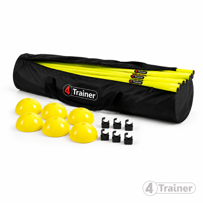 KIT PLIOMÉTRIE AJUSTABLE - 9 Jalons Démontables 180cm - 4TRAINER