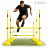 KIT PLIOMÉTRIE AJUSTABLE - 9 Jalons Démontables 180cm - 4TRAINER