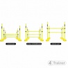 KIT PLIOMÉTRIE AJUSTABLE - 9 Jalons Démontables 180cm - 4TRAINER